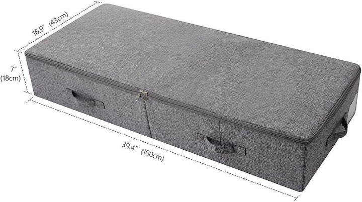 100 * 43 * 18cm Boden Schuhe Lagerung Organizer Behälter mit Deckel, staubdicht und atmungsaktiv, st