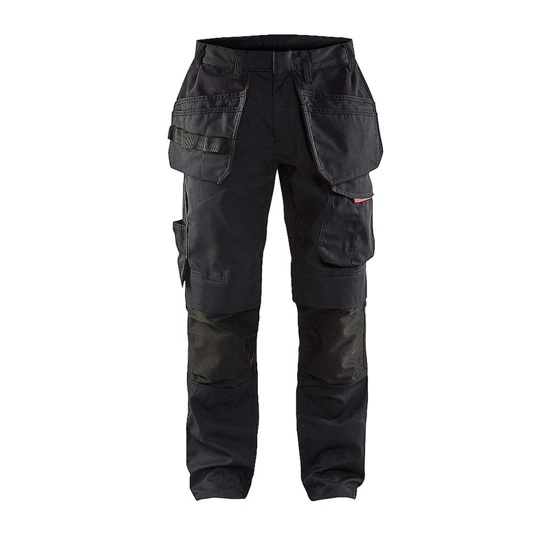 Blakläder 149613309956C154 Service Bundhose mit Nageltaschen Grösse in schwarz/rot, C154 C154 Black