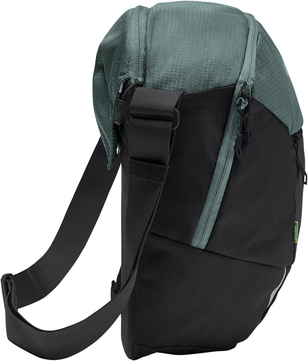 VAUDE Unisex Cycle Messenger M Fahrradtaschen Einheitsgrösse Black/Dusty Forest, Einheitsgrösse Blac