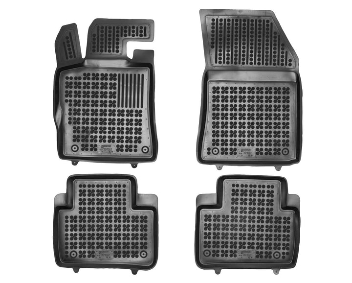 Hohe Gummi Fussmatten mit Rand passend für Citroen C5 X ab 2022/für Peugeot 408 ab 2023 (ausser Mild
