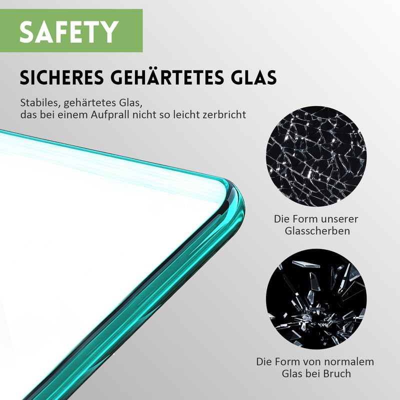 Walk in Duschwand, 120x195 cm Falttür Dusche Duschtrennwand 180° Duschwand 6mm ESG-Sicherheitsglas N