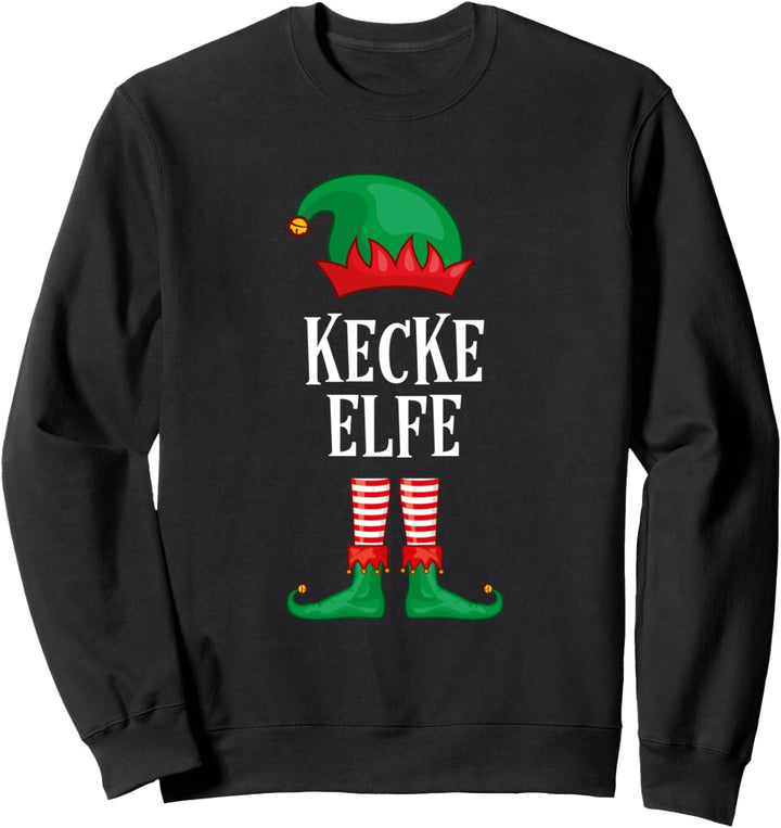Kecke Elfe Partnerlook Familien Outfit Weihnachten Sweatshirt