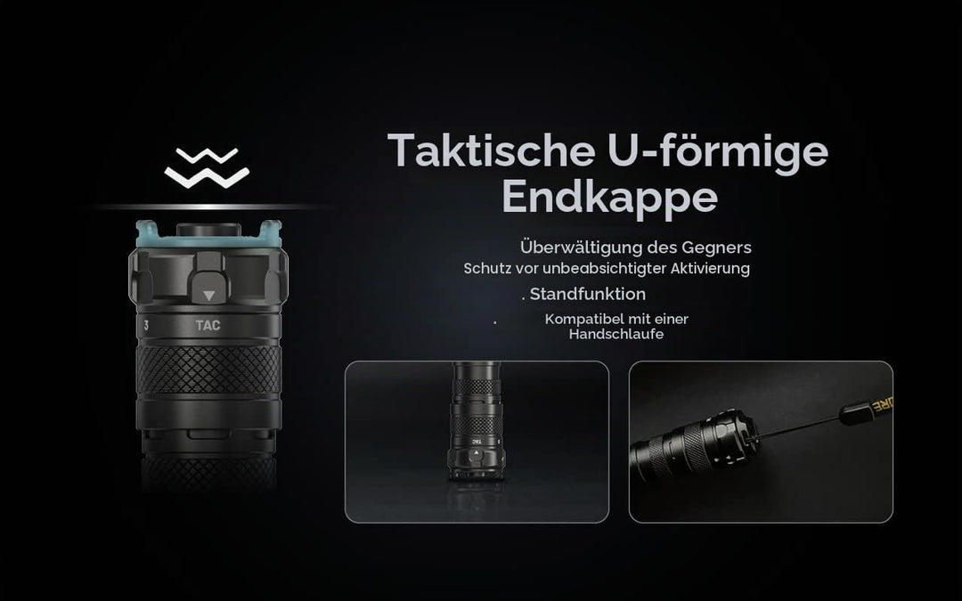 Nitecore SRT6i - 2100 Lumen, Inkl. Li-Ion Akku, USB-C, 510 Meter Leuchtweite