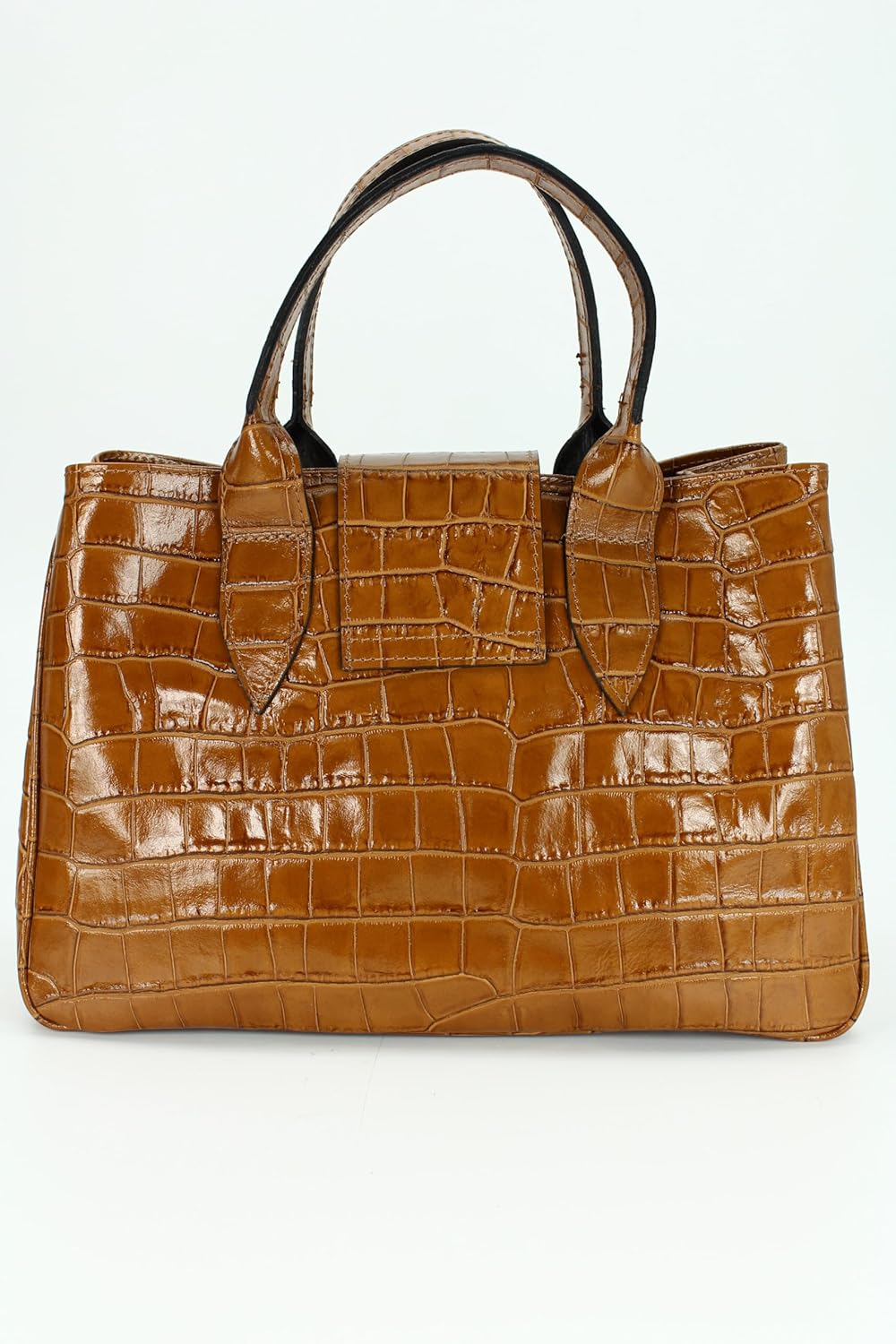 Belli Echt Leder Handtasche italienische Damen Ledertasche Umhängetasche Henkeltasche in Glattleder,
