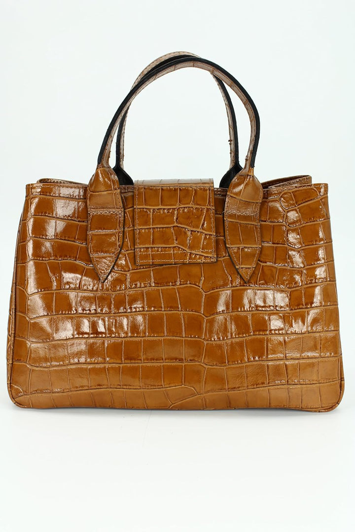 Belli Echt Leder Handtasche italienische Damen Ledertasche Umhängetasche Henkeltasche in Glattleder,