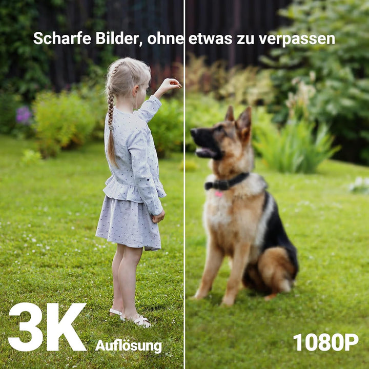 EZVIZ 5MP Pan&amp;Tilt Überwachungskamera Aussen WLAN, 360° PTZ, Personen-/Fahrzeugerkennung, Zwei-Wege-