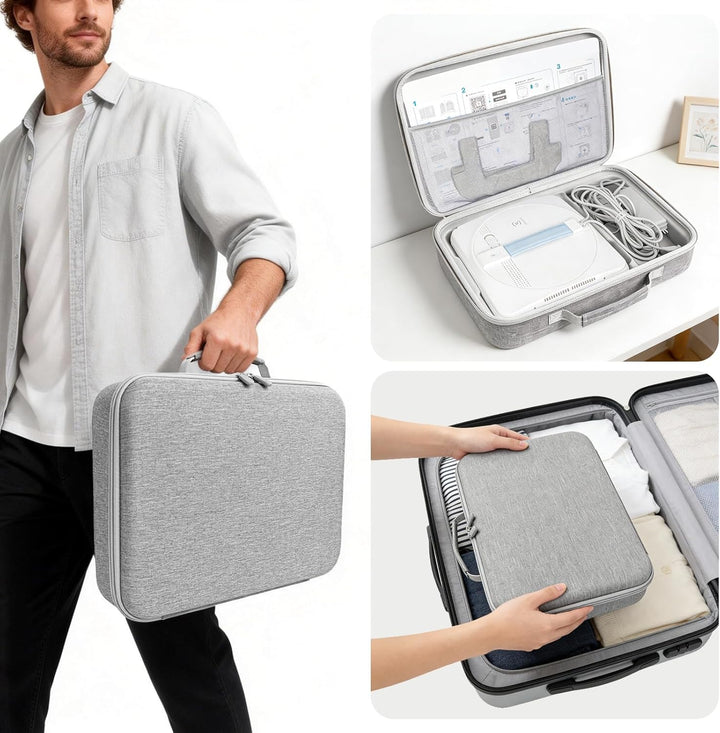 Tasche kompatibel mit Ecovacs Mini Fensterroboter, Koffer für Fensterroboter(37x26x8cm), mit Doppelt