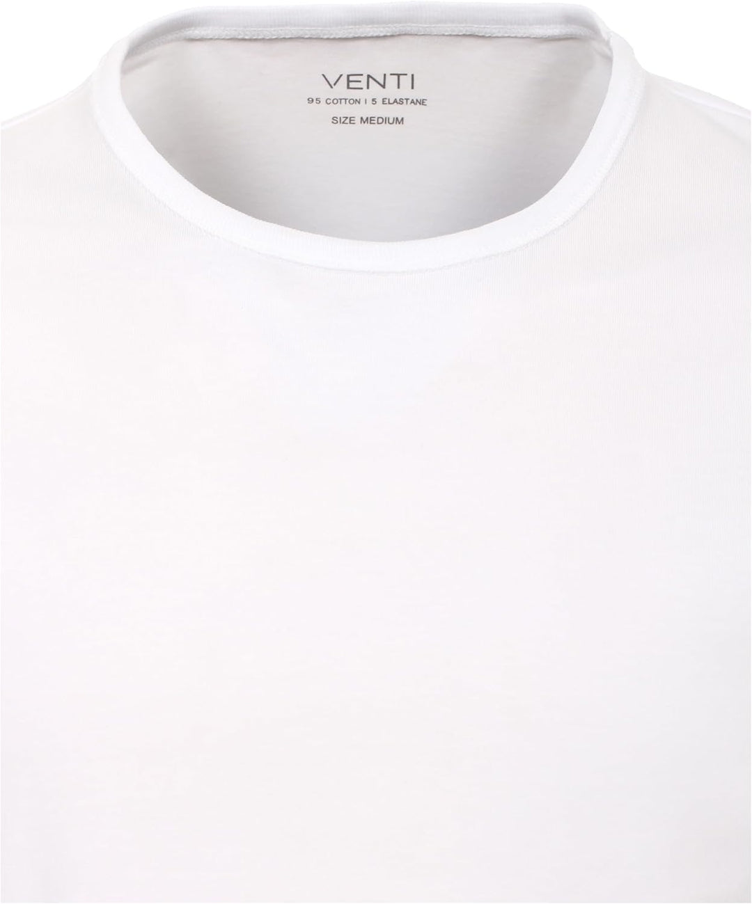 Venti Herren T-Shirt Halbarm Doppelpack 012500 Pflegeleicht XS Weiss, XS Weiss