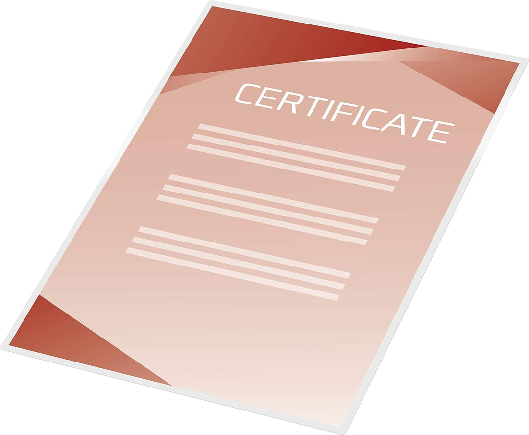 GBC Laminierfolien A4 Matt 125 mic, Beschriftbare Oberfläche, Robuste Laminiertaschen im 100er Pack,