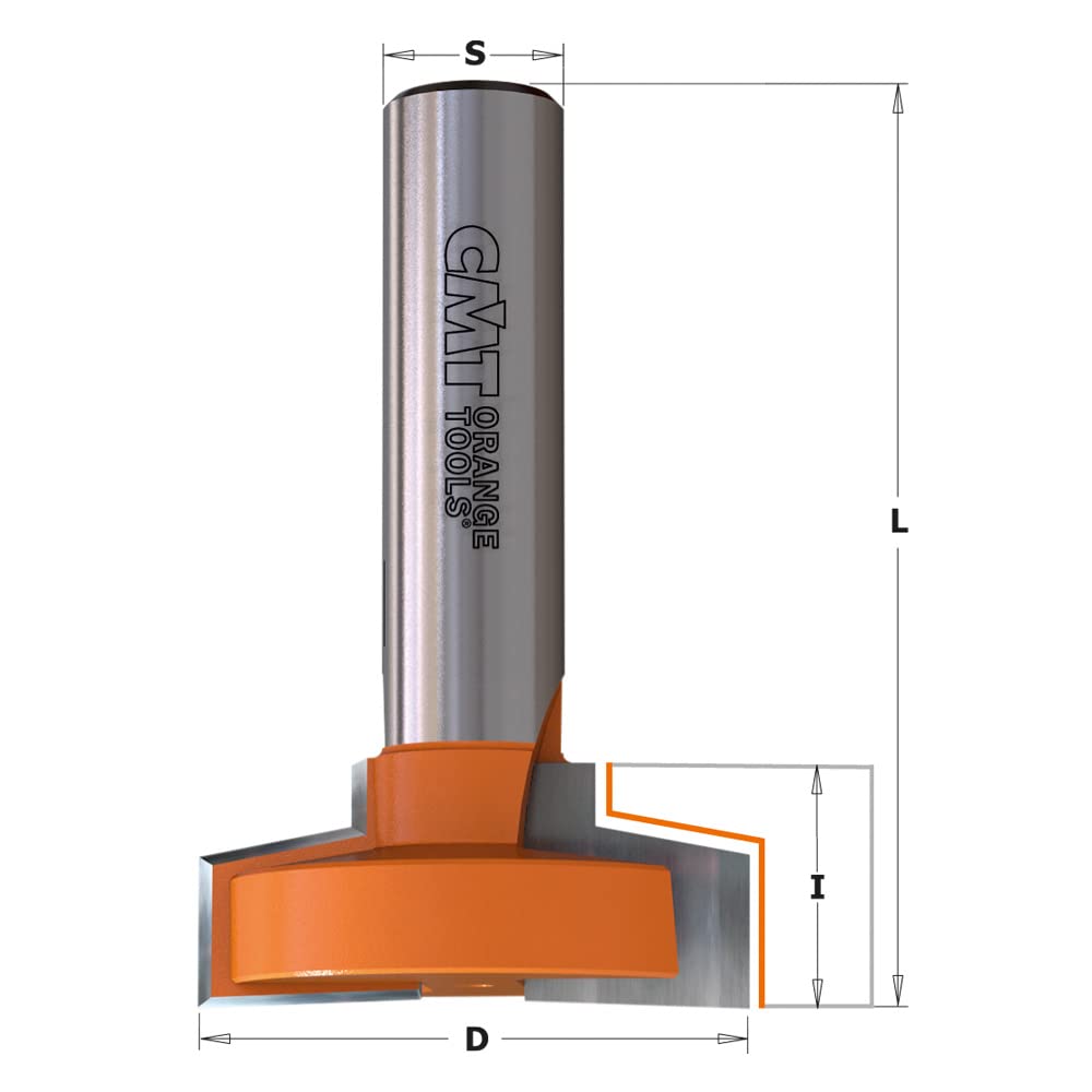 CMT ORANGE TOOLS 955.606.11 - SCHLUSSELOCHFRÄSER HM Z2 S=12 D=16/36X16X60 RE