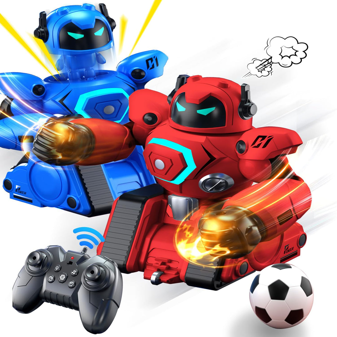 OBEST Ferngesteuerte Roboter für Kinder, Kombat Boxkampf Roboter, Fussballspiel Duell-Kampfmodus, Sp