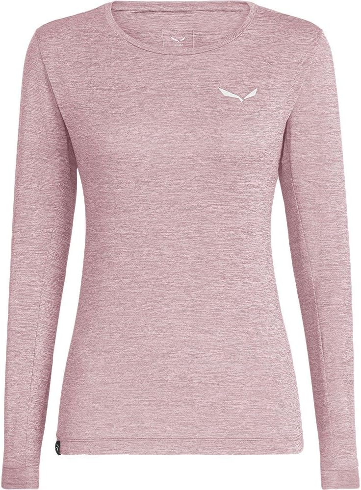 Salewa Damen Puez Melange Dry W L/S Tee T-Shirt XXL Zephyr Melange, XXL Zephyr Melange
