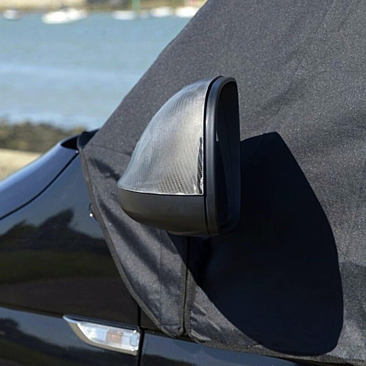 EZGETOP Auto Windschutzscheiben Sonnenschutz Abdeckung Ersatz für T6, Heavy Duty 600D Oxford Blackou