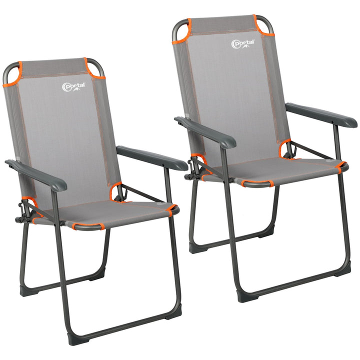 Portal Campingstuhl faltbar Klappstuhl Camping bis 100kg belastbar leicht Angelstuhl Strandstuhl kla