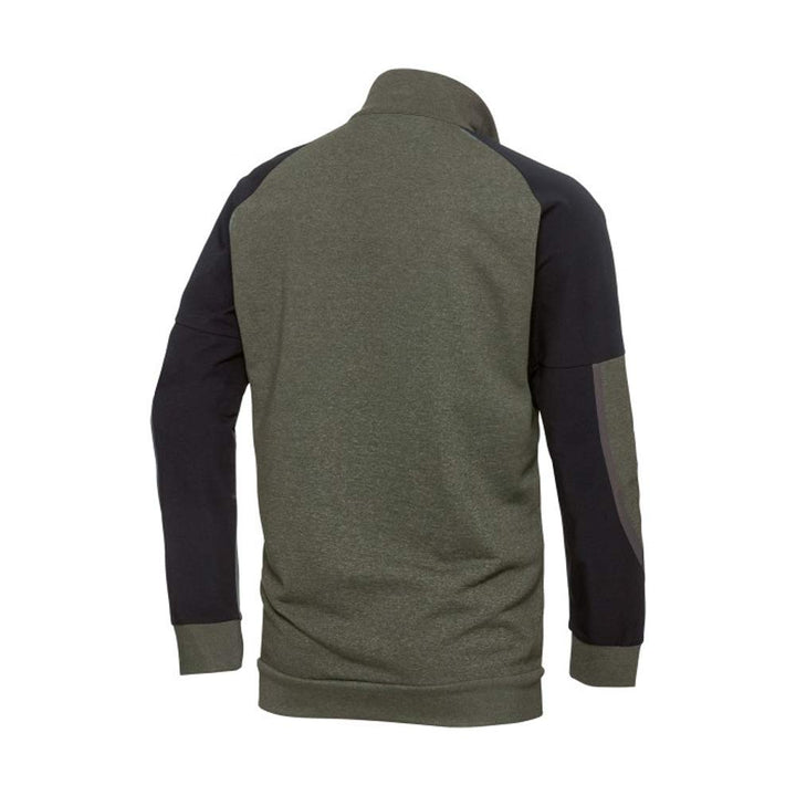 BP 1828-293-7332-4XL Herren-Sweatshirt mit halbem Reissverschluss, Lange Ärmel, hoher Kragen mit Rei