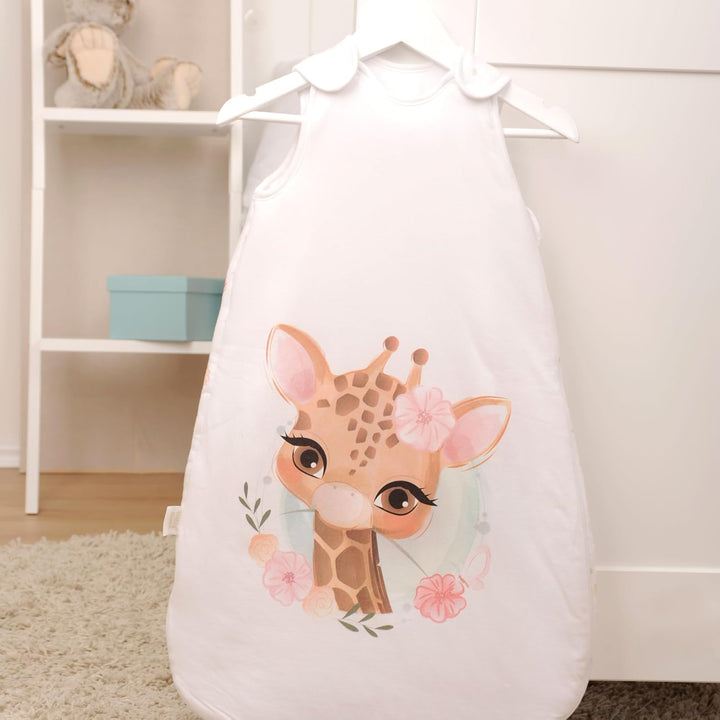 Herding Baby Best Baby-Schlafsack, Giraffen-Motiv, 90 x 45 cm, Seitlich umlaufender Reissverschluss