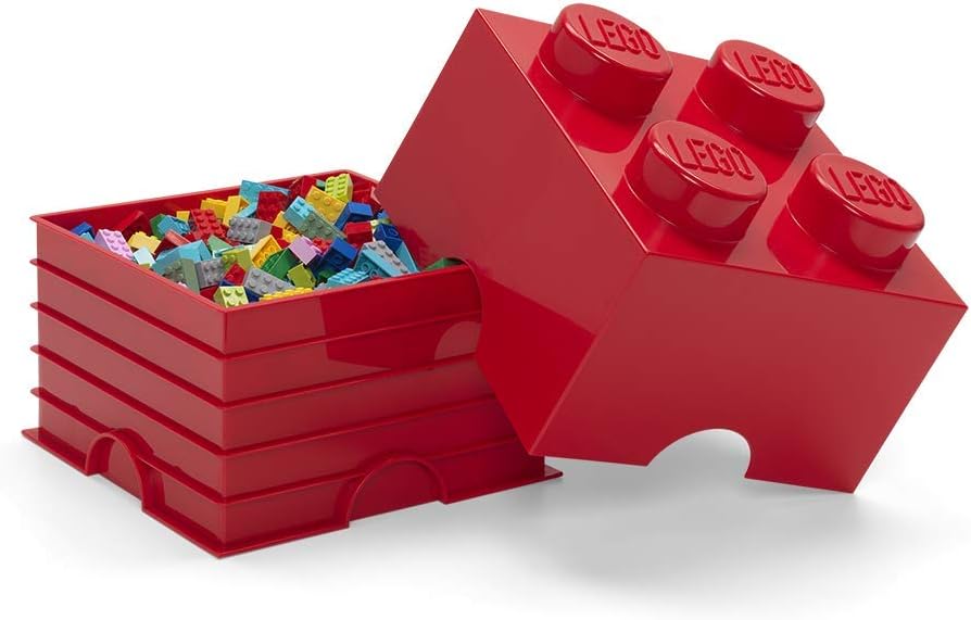 LEGO Storage Brick 4 Medium Red