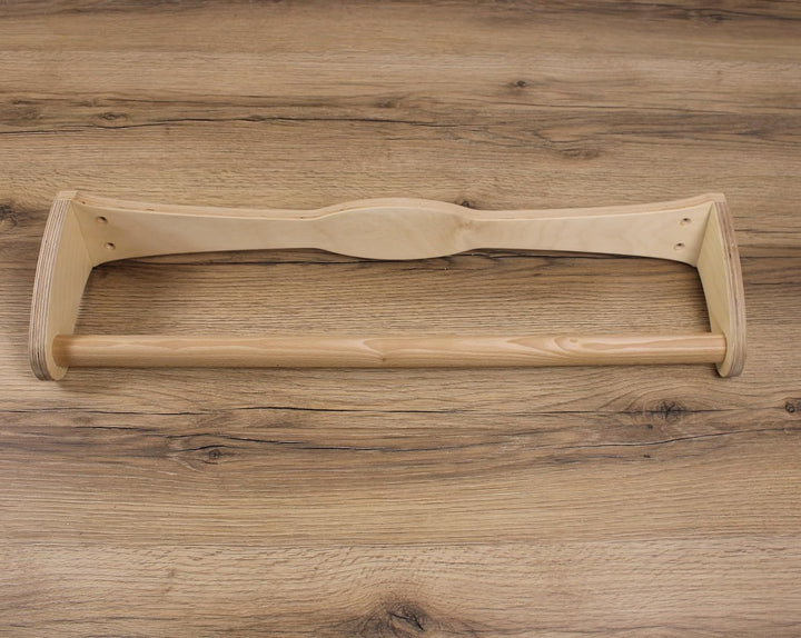 Robuste Klimmzugstange aus Holz, 74 cm, für den Innen- und Aussenbereich, mit 2 Höhenoptionen – Wand