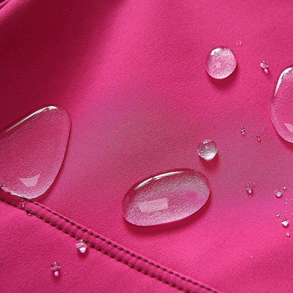 FLYGAGA Damen Outdoorhose Softshellhose Wanderhose Gefüttert Fleece Warm Wasserdicht Winddicht Softs