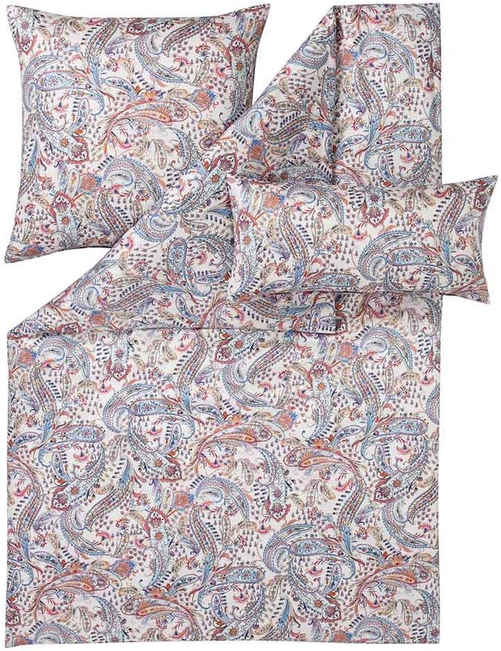 ESTELLA Satin de Luxe Bettwäsche Ariana Multicolor 135x200 cm + 80x80 cm + 40x80 cm, 135x200 cm + 80
