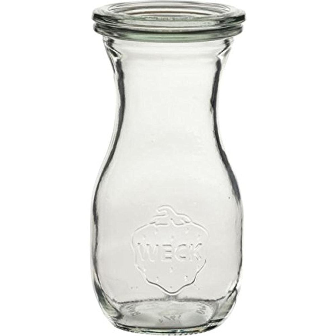Saftflaschen mit Deckel, Einkochringen und Einweckklammern - Füllmenge: 250 ml - 4 Stück, 250 ml