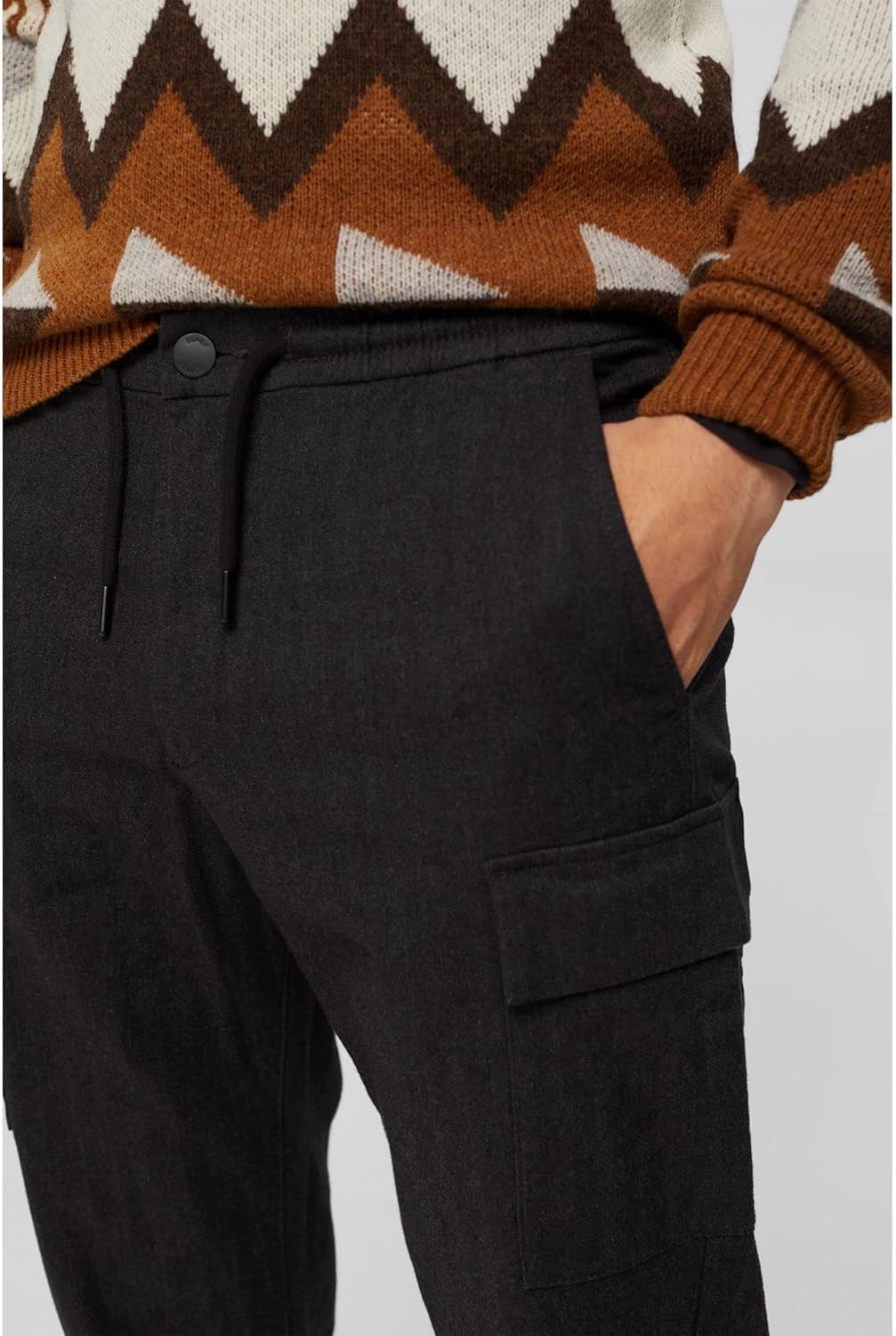 ESPRIT Herren Hose 32W / 34L 010/Anthracite, 32W / 34L 010/Anthracite