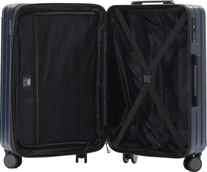 Münicase M816 TSA-Schloss Koffer Reisekoffer Trolley Kofferset Hardschale Boardcase Handgepäck (Dunk