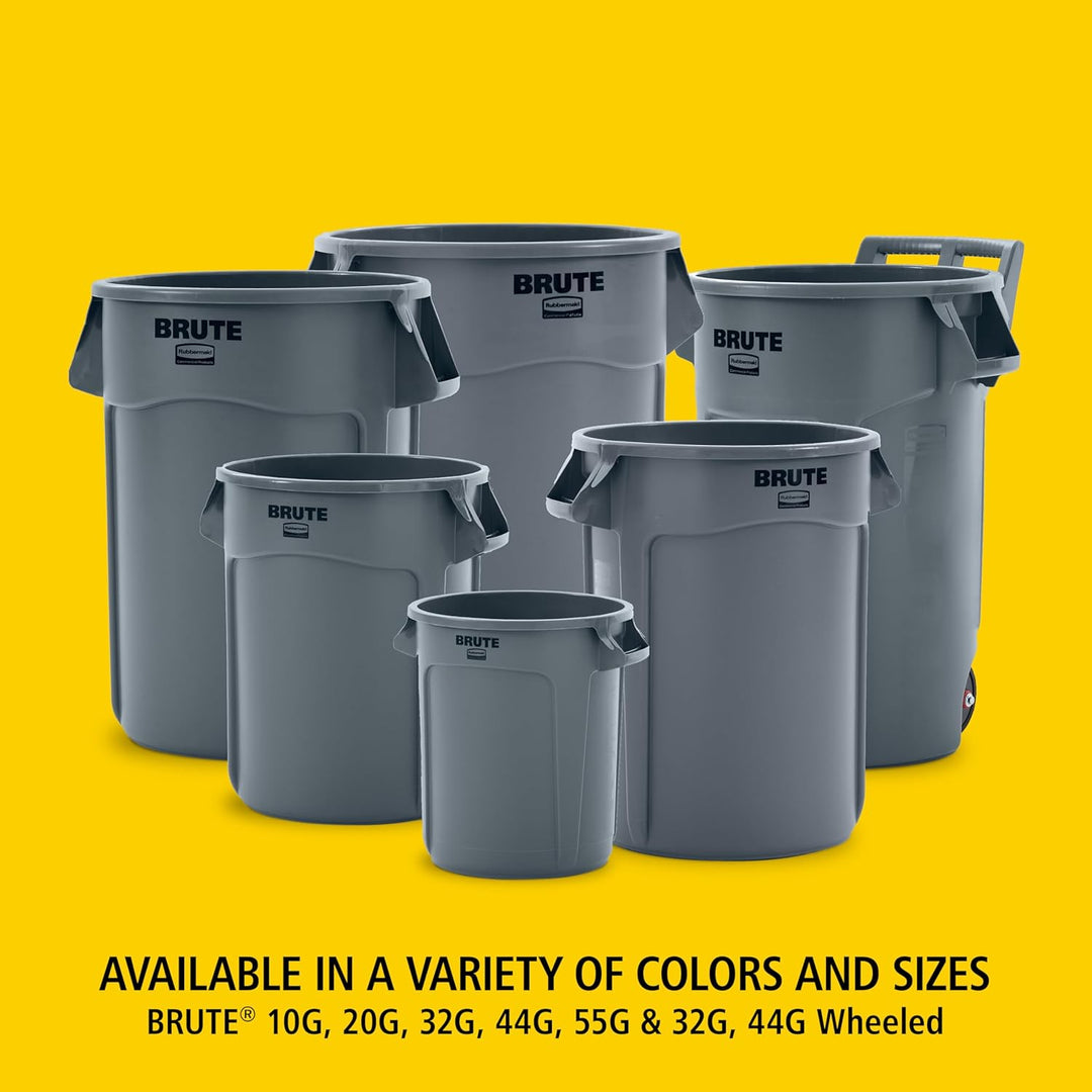 Rubbermaid Commercial Products FG262000GRAY Brute Container 75,7 L Container, Plastik, Grau, 49,5 x