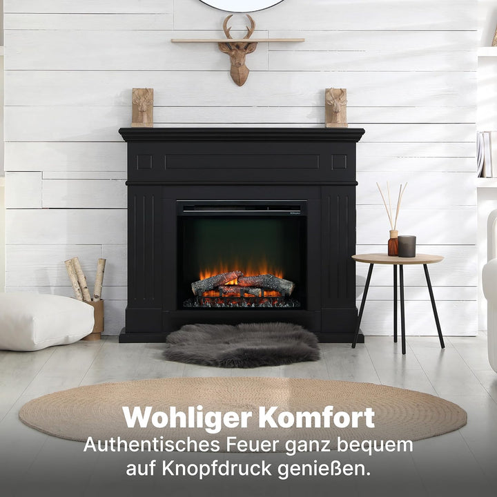 Dimplex 210975 XHD26 Firebox 26" Elektro-Kamineinsatz, 1400 W, Schwarz