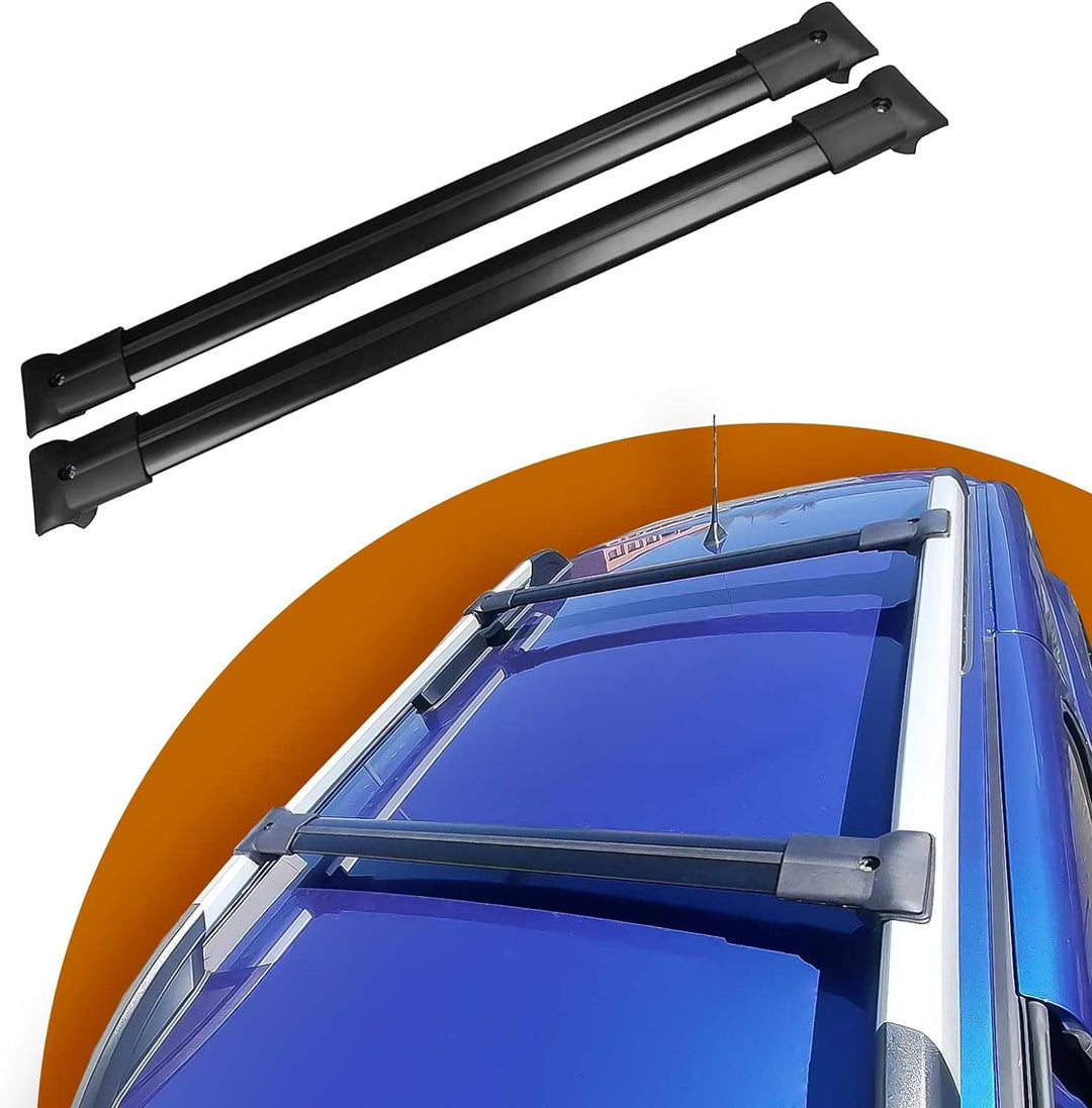 Cross Auto Accessories-Auto Dachträger Kompatibel Mit Ford Ranger 2011-2022 Aluminium Querträgern İn