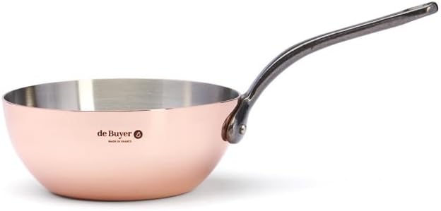 De Buyer 6464.16 Sauteuse, Edelstahl, Silber, 16 cm 27.9 x 20.1 x 10.9 cm, 27.9 x 20.1 x 10.9 cm