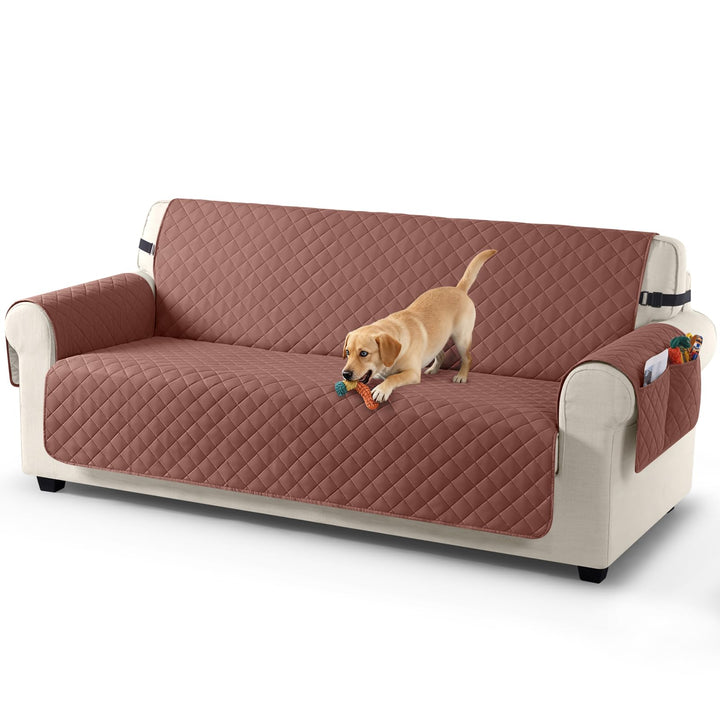 TAOCOCO Sofa Überzug, Sofabezug Wasserdicht Mit Gummiband，Wohnzimmer Anti-Rutsch Gepolsterter Sofasc