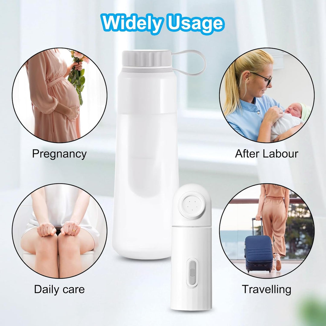 Reise Bidet, Elektrisch Bidet 350 ml Po Dusche Tragbare Bidet-Sprühgerät mit 2 Sprühmodi für Persönl