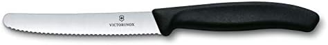 Victorinox & Swiss Classic Küchenmesser, Santokumesser, Extra Scharfe Klinge, Kullenschliff, 17 cm,