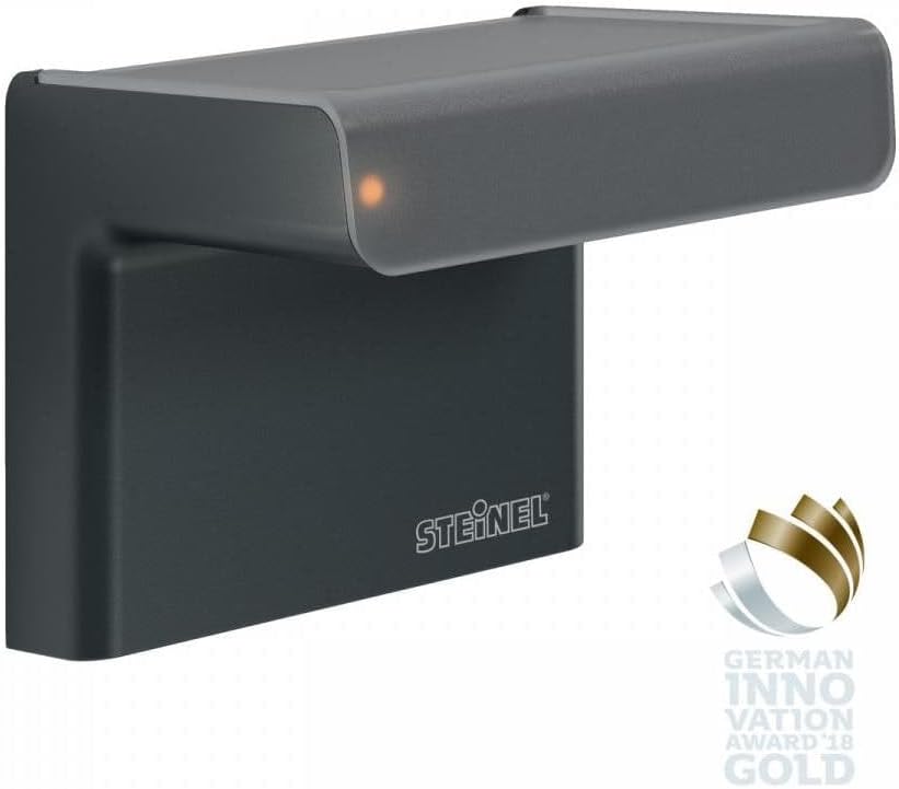 Steinel Bewegungsmelder iHF 3D schwarz, 160° Bewegungssensor, 1-5 m Reichweite, in 3 Richtungen per