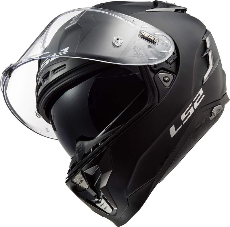 LS2 Herren Nc Motorrad Helm XL Schwarz, XL Schwarz