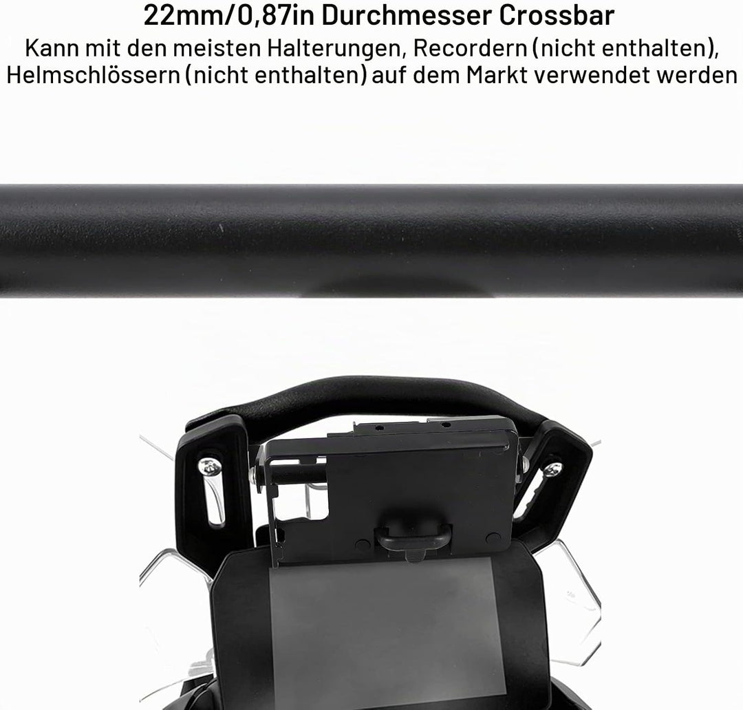 AMONIDA Motorrad Navigationshalterung, Motorrad GPS Navigationshalterung Handy GPS Halter Ersatz für