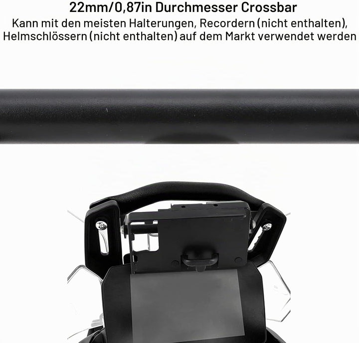 AMONIDA Motorrad Navigationshalterung, Motorrad GPS Navigationshalterung Handy GPS Halter Ersatz für