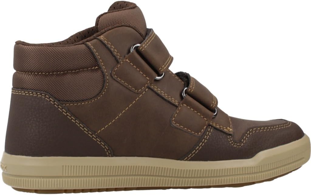 Geox Jungen J Arzach Boy B Sneaker 26 EU Braun, 26 EU Braun