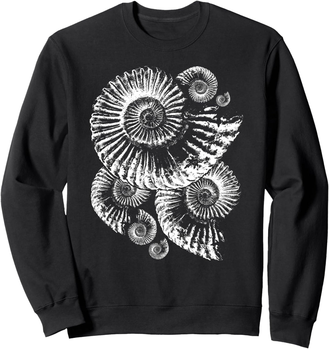 Paläontologe fossilen Ammonit Sweatshirt