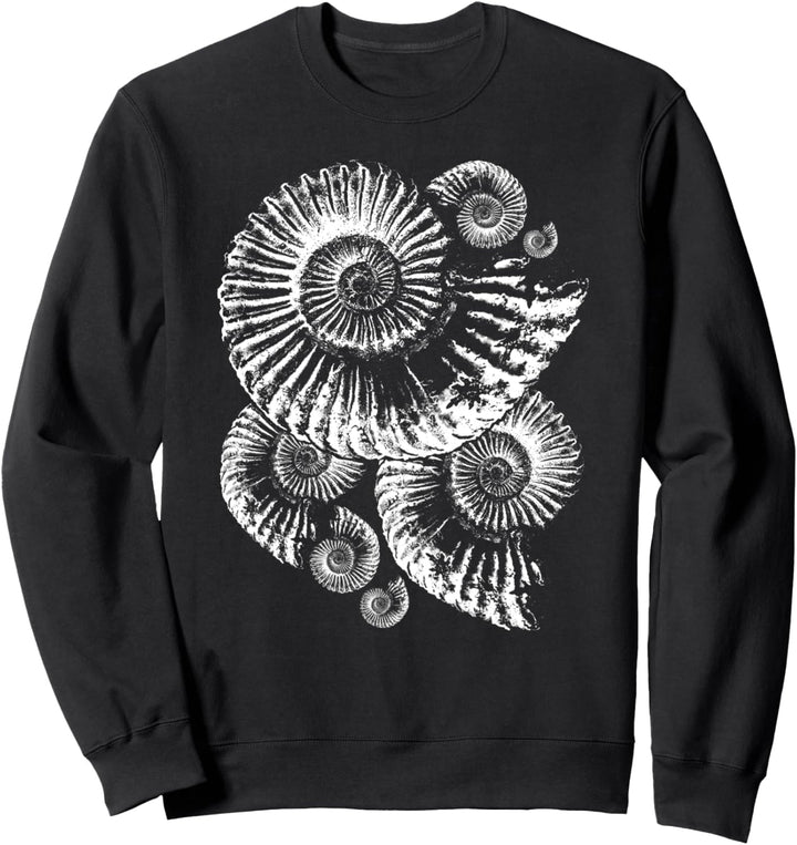 Paläontologe fossilen Ammonit Sweatshirt