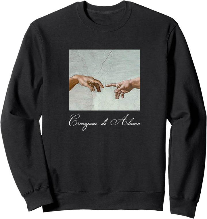 MichelAngelo - Creation of Adam - Creazione di Adamo - Kunst Sweatshirt