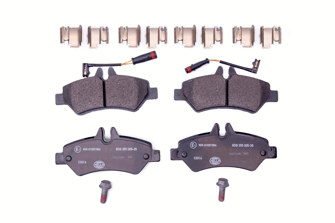 HELLA PAGID 8DB 355 005-351 Bremsbelagsatz - C3016 - Dicke/Stärke: 19.8mm - Bremssystem: Bosch - ink