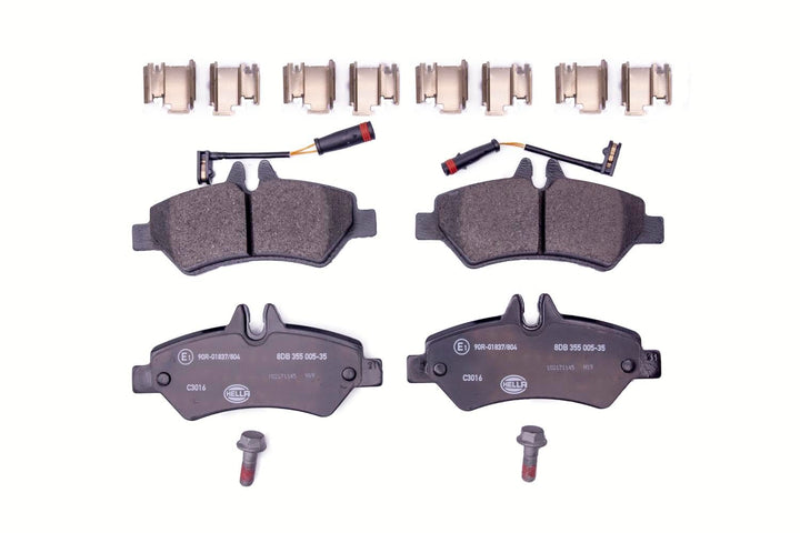 HELLA PAGID 8DB 355 005-351 Bremsbelagsatz - C3016 - Dicke/Stärke: 19.8mm - Bremssystem: Bosch - ink