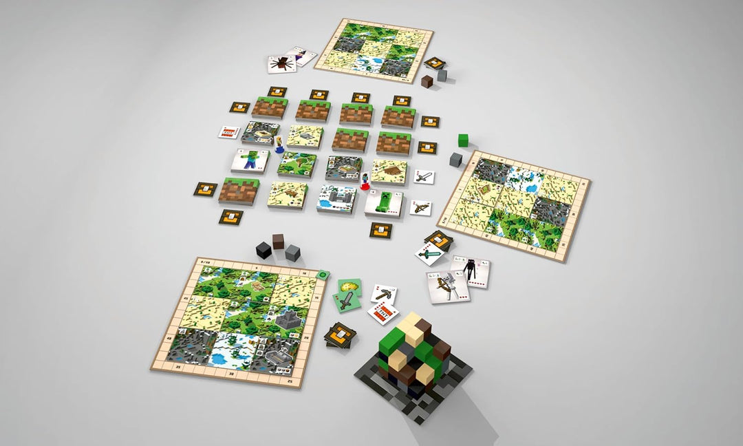 Ravensburger Familienspiel 26132 - Minecraft Builders & Biomes - Gesellschaftsspiel für Kinder und E