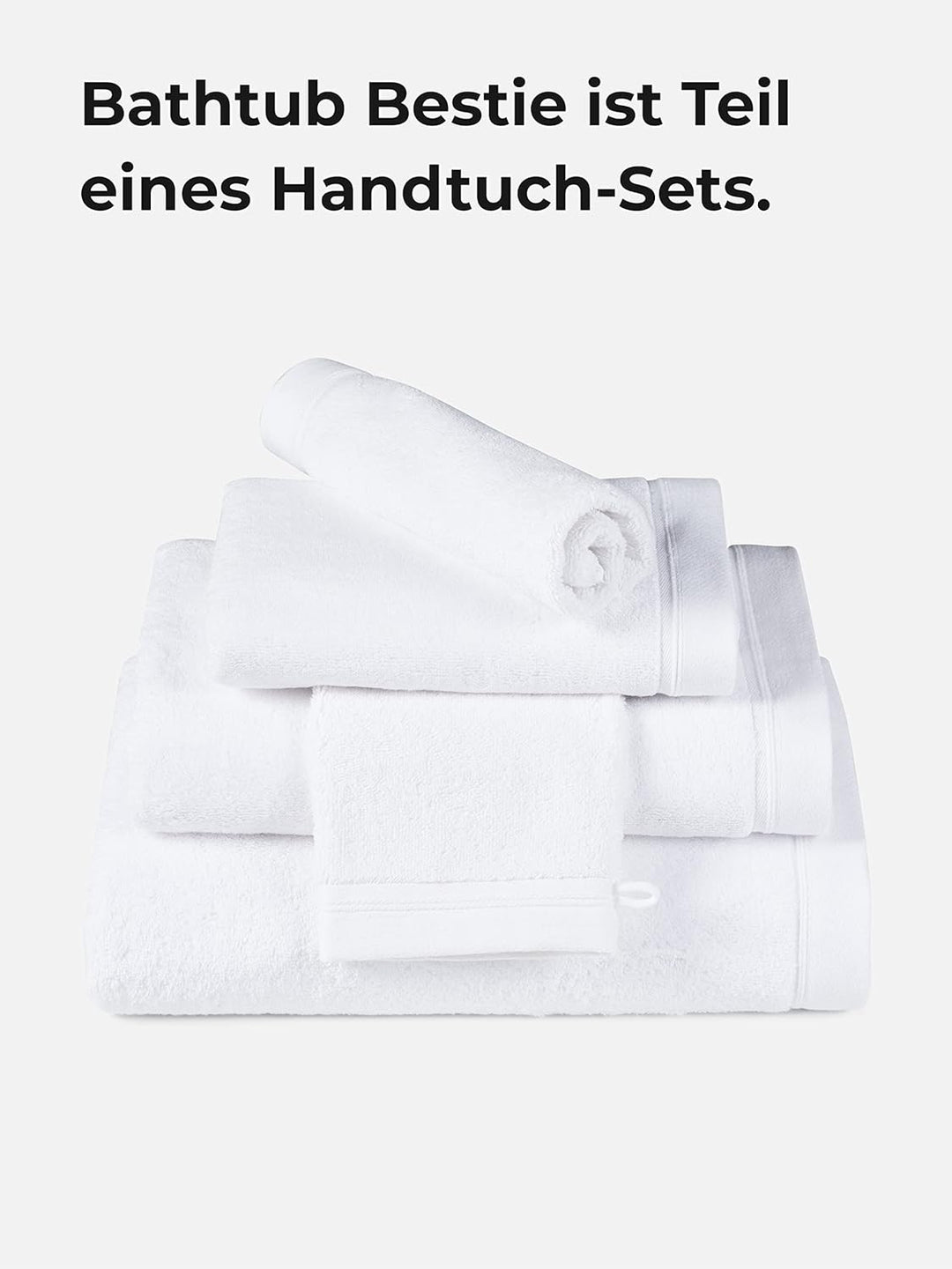 Sowel® Premium Badetuch 100x150 cm, Handtuch aus 100% Bio-Baumwolle, Hergestellt in Portugal, Weiss