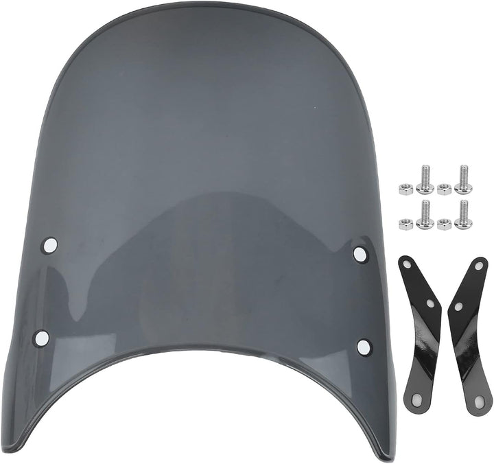 Yctze Motorrad Windschutzscheibe, Motorrad Windschutzscheibe Universal Anti-Crack Scratch Resistant