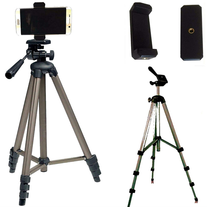 Alu Full Size 130cm Smartphone/iPhone Stativ Kamerastativ Foto Video Halter Halterung Ständer Hoch G