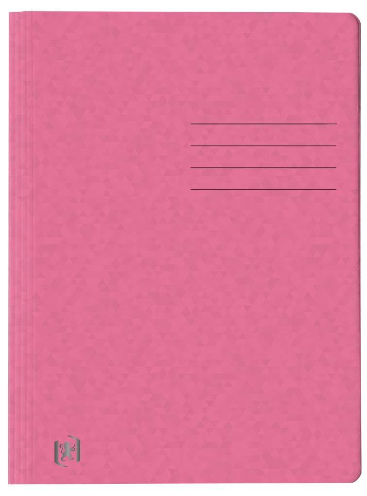 Oxford Schnellhefter A4, aus Karton, rosa, 25 Stück rosa Single, rosa Single