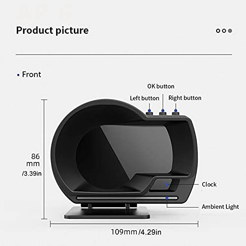 Auto HUD Dual System Head Up Display Digitaler OBD2 / GPS Tachometer, Smart Gauge Auto HUD Tachomete